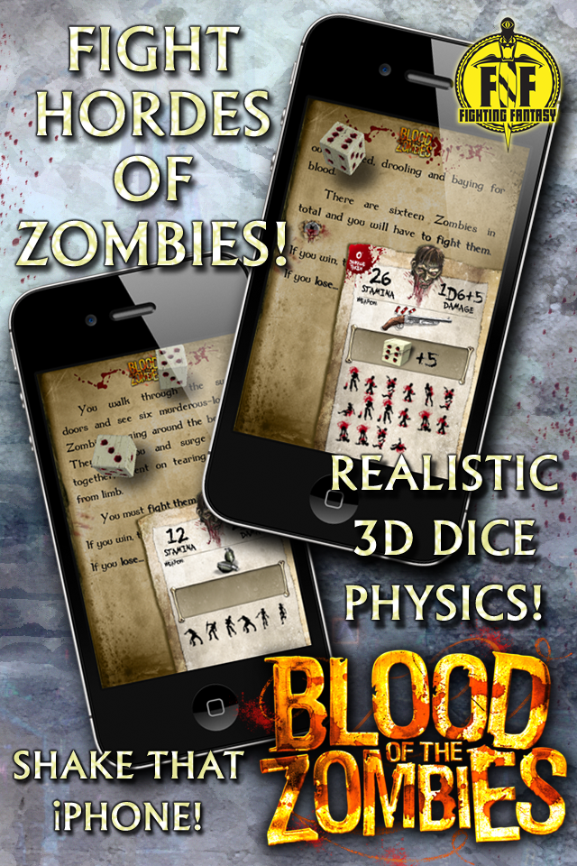 Fighting Fantasy: Blood of the Zombies iPhone Fighting Fantasy: Blood of the Zombies iPhone